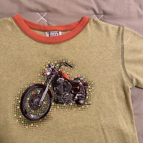 Motorcycle Ringer Baby Tee - Picture 2 of 2